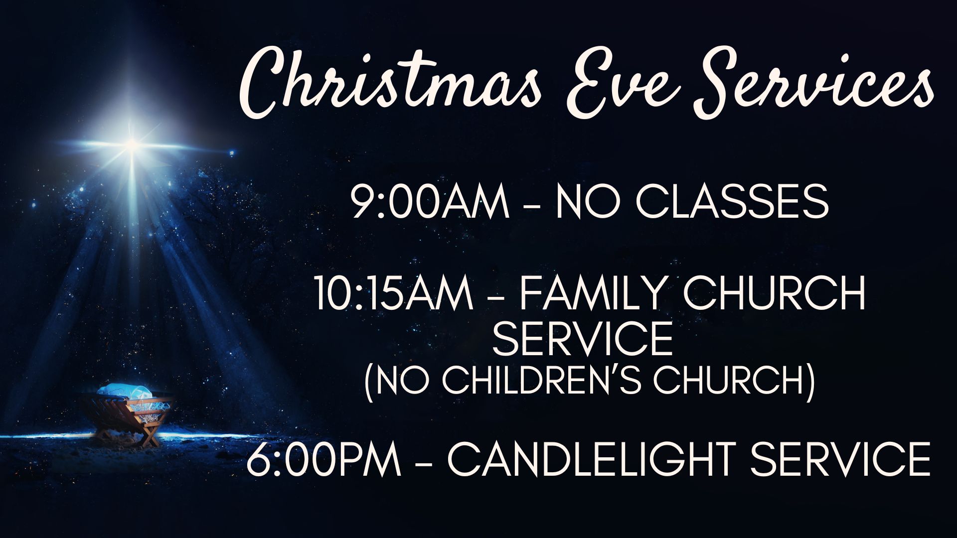 Christmas Eve-2023 | North Point Christian Church